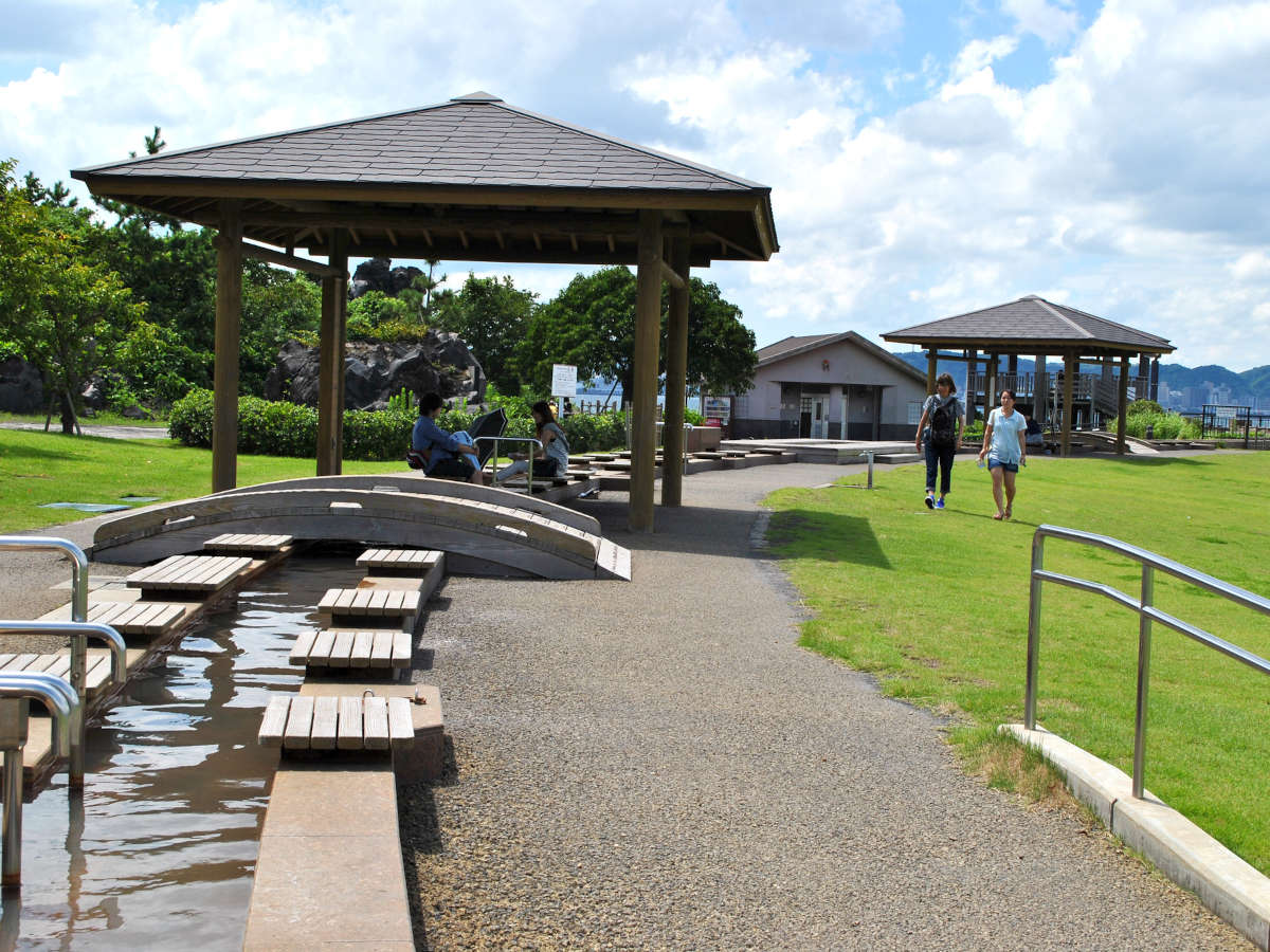「桜島」溶岩なぎさ公園